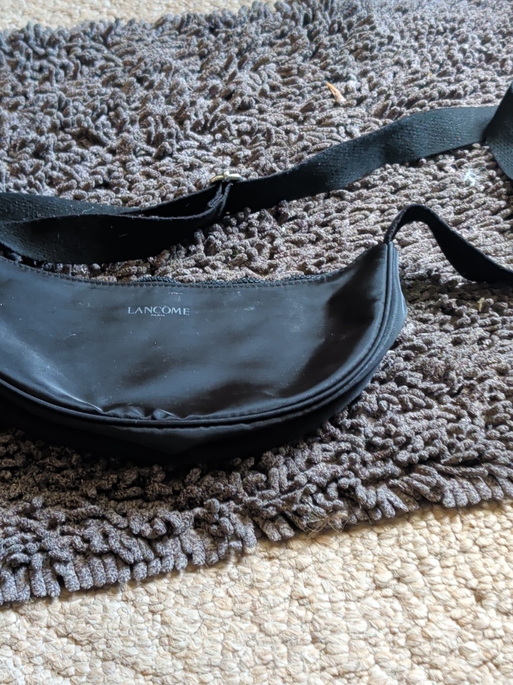 Lancome Black Crossbody Belt Bag